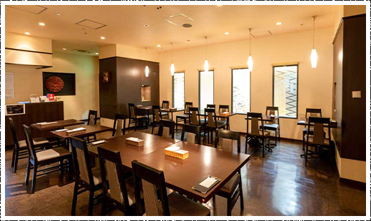 居心地の良い店内